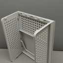 Neprock Clothes Organizers and Storage, 5 Pack Stackable Plastic Bins, Foldable Closet Organizers Drawers for Clothing storage (5L)White