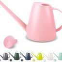 Watering Can for Indoor Plants, Small Watering Cans for House Plant Garden Flower, Long Spout Water Can for Outdoor Watering Plants 1. 8L 1/2 Gallon (Pink)