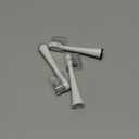 Replacement Brush Heads for Waterpik Sonic Fusion 2.0 - Flossing Toothbrush Head for Water pik with Color-Coded Rings & Hygienic Caps - 3 Pack White Soft Bristles - Compact Size