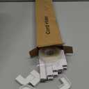 Delamu 157in Cord Covers for Wires on Wall, Cord Hider for 1 Cord, Paintable Cable Hider, Cable Management Wire Covers for Cords, W0.55 H0.4in, White