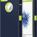 Jelanry for iPhone 5/ 5S/ SE 1st Generation (2016) Case Heavy Duty Rugged Shockproof Dual Layer Protective Shell Sports Anti-Scratches Non-Slip Bumper Hybrid Matte Armor Back Cover Phone Cases, Blue