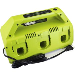 2026 Upgraded 6-Port Fast Charger Replacement Ryobi 18V 6-Port ONE+ Super Battery Charger P135 Station for Ryobi ONE+ 18V Battery