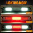 Third 3rd Brake Light LED for 1999-2016 Ford F250 F350 F450 F550 Super Duty, High Mount Rear Brake Lights Assembly for 99-16 F-250 F-350 F-450 F-550, 93-11 Ranger Center Cab Cargo Stop Light