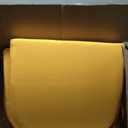Outdoor Chair Cushions for Patio Furniture - Patio Chair Cushions Set of 4 - Water Resistant Round Corner Outdoor Seat Cushions 17"X16"X2", Yellow (Solid Color/ Yellow)