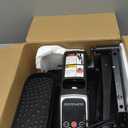 Under Desk Elliptical Machine, Electric Elliptical Exerciser for Senior, Quiet and Small Electric Seated Pedal Exerciser for Home with Remote Control and 12 Adjustable Speeds