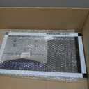 Expandable Window Screen1 Pack Adjustable Window Screen Replacement (10" H x 19" - 36" W) - Small Replacement Window Screens with Frame Expandable, Aluminum Horizontal Sliding Window Screens