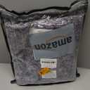 HoneiLife Queen Size Duvet Cover - Cotton Comforter Sets, Floral with Zipper Closure & Corner Ties, Pale Purple, Soft & Breathable - Lavender Grey, 3Pcs (Queen/Full-90"x 90")