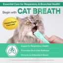 Doctor By Cat Breath Bronchial Supplements Cat Sneezing Treatment Asthma Cold Cough Nose Relief Respiratory&Immune Support with TF-343-30 lickable Formula Individually Packaged, Chicken (1 Pack)