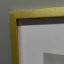 upsimples 16x20 Picture Frame, Display Pictures 11x14 with Mat or 16 x 20 Without, Wall Hanging Poster Frame, Gold, 1 Pack