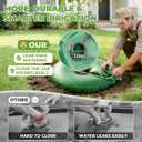 HIRALIY 15 Gallon Tree Watering Bag, 2 Pack Watering Ring, Slow Release 1-5 Days, Deep Root & Automatic Drip Irrigation System, for Multi-Trunk Newly Planted Small Trees and Shrubs