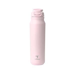 REDUCE 32 oz Hydrate Pro Stainless Steel Insulated Water Bottle - Flip Top Leak-Proof Lid, Dishwasher Safe, BPA-Free, Dual Wall Vacuum, Keeps Drinks Cold for 48 Hrs, Cup Holder Friendly - Lilac