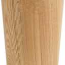 Wooden Trash Can Round Garbage Bin Large Without Lid Rubbish Container Under Desk Waste Paper Basket Simple Storage Bucket Durable Recycling Bins Wastebasket (Color : A)