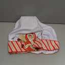 Suncalla Christmas Chef Hat Tree Topper Gingerbread Themed Christmas Tree Decoration Baker's Hat with Candy, Bow Decor Bakers Xmas Gifts for Gingerbread-Themed, Kitchen, Holiday Decor