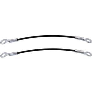 Evan Fischer Tailgate Cable Set Compatible With 1978-1987 Chevrolet El Camino, Fits 1978-1987 GMC Caballero, Driver and Passenger Side