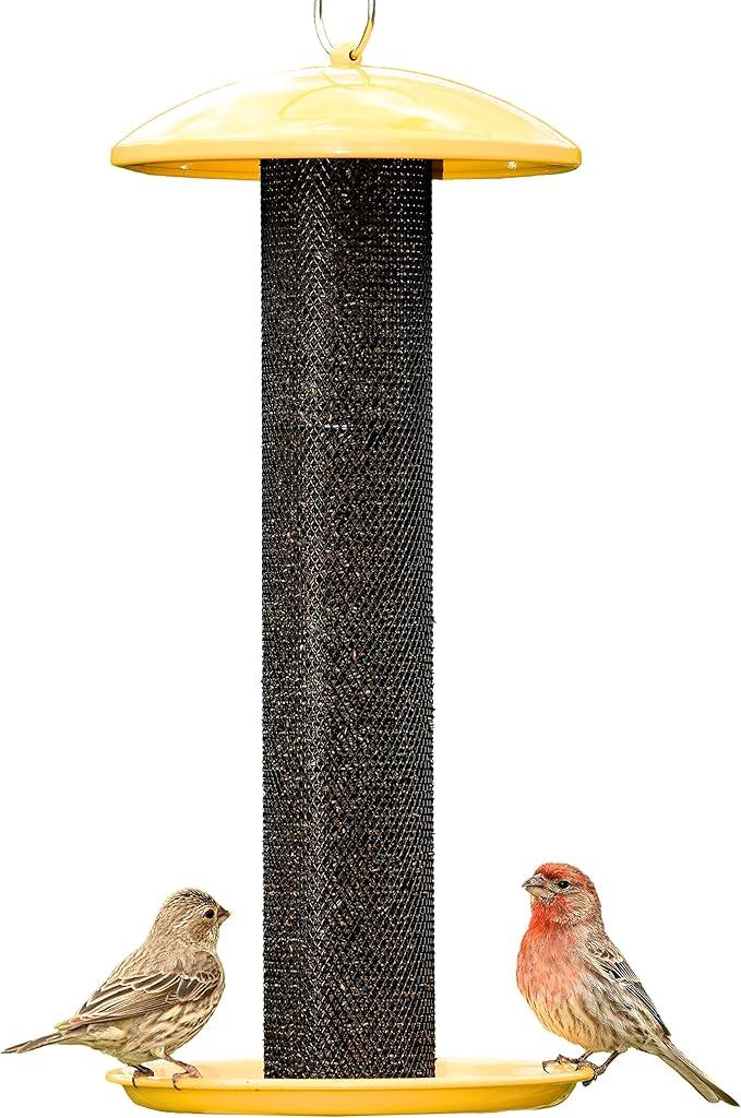 PerkyPet YSSF003462 StraightSided Thistle Seed Wire Mesh Tube Finch Bird Feeder