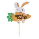 Little Bunny Cake topperHappy Easter Cake TopperBoy Girl Cake Decoration.Easter Party Cake Decorating Supplies
