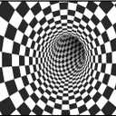 Optical Illusion Rug 2' x 3' 3D Area Rug Black and White Doormat Vortex Carpet Floor Mat for Kids Boys Girls Entryway Bedroom Living Room