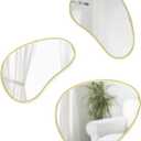 Umbra Hubba Pebble Mirrors (Brass)