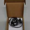 Amazon Basics Wired Earbuds with Microphone, in-Ear Headphones, USB-C, 4.2 ft Cable, S/M/L Ear Tips, Black