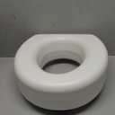 770-610 4 Inch Portable Raised Toilet Seat Riser, Elevated Toilet Seat for Seniors