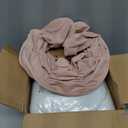 Peallow(Pat. Pend)  Long Round Body Pillow for Adults, Bolster Pillow for Sleeping, Soft and Supportive Pillow for Sleeping & Lumbar Support (29.5", Soft Pastel Pink)