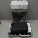 jinligogo 3Pack Bathroom Small Trash Can with Lid, 2.6 Gallon Touchless Automatic Garbage Can Slim Waterproof Motion Sensor Smart Trash Bin for Bedroom, Office, Living Room White/Black/Grey (Mix)