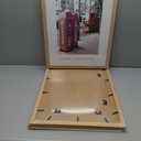 16x20 Frames Set of 3, 16x20 Picture Frames for Wall, Wooden Poster Frames with Plexiglass for Prints, Poster, and Art (Natural Wood)