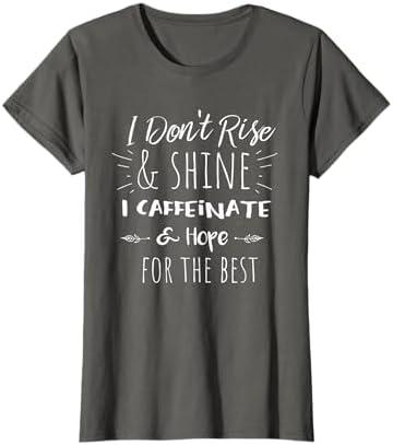 Funny Coffee Coffee Lover Saying Gift for Her Mom Wine T-Shirt Size 2XL
