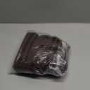 Daacee Cropped Cardigan Sweaters for Women V Neck Long Sleeve Gold Button Down Knit Cardigans Tops Outwear (X-Large, Coffee)