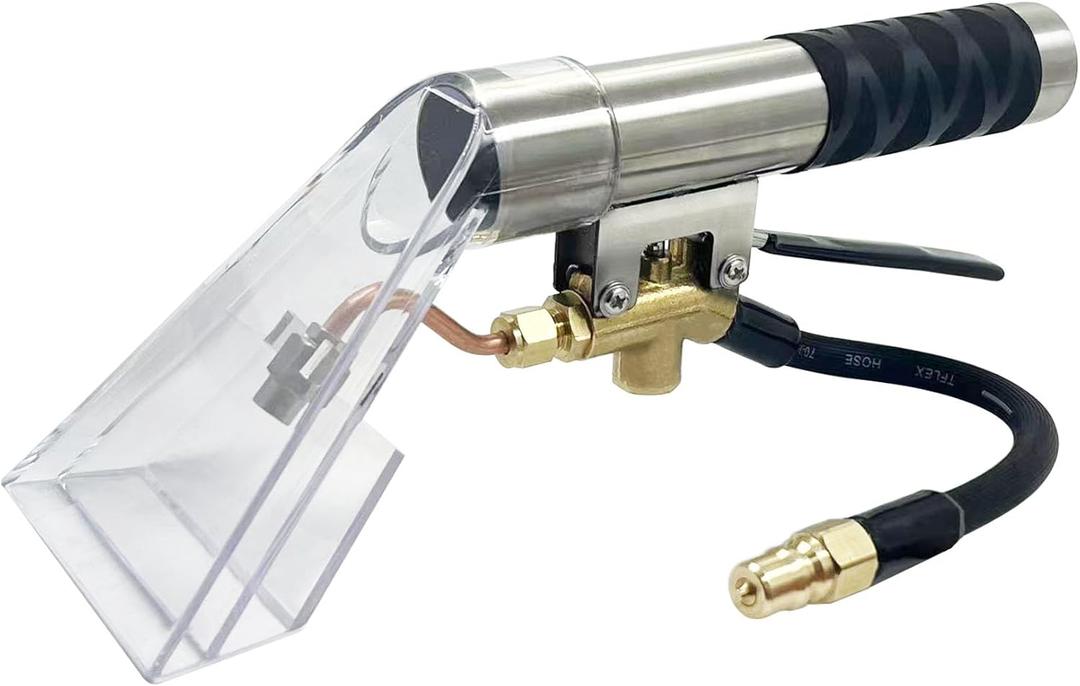 Extractors Upholstery and Auto Detailing Tool Hand Wand, Extractor Hand Tool, Carpet Cleaning Extractor with Clear Head for Mytee/ShopVac & Most Portable Carpet Attachment, Extractor Vacuum Hose Kit