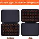 Case for TECH Deck Ultra DLX Fingerboard Mini Skateboards, Portable Fingerboard Travel Carrying Case for Collectible Finger Skateboards and Accessories (CASE ONLY!)