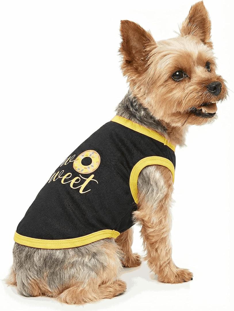 Small Dog T-Shirt for Girls, Breathable Lightweight Pet Summer Dogs Vest, Girl Puppy Clothes for Chihuahua Clothes (XS)