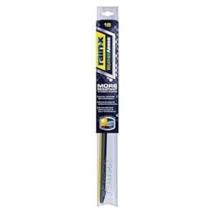 Rain-X 830218 WeatherArmor Beam Wiper Blades, 18 Inch Windshield Wipers (Pack of 1), Automotive Replacement Windshield Wiper Blades With Industrial Grade Synthetic Rubber Squeegee