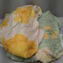 Buryeah 4 Pcs Spring Floral Throw Blankets Flower Flannel Throws Soft Cozy Lightweight Decorative Blankets for Couch Sofa Home Decor Spring Gifts, 40 x 50 Inch