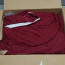 PrinceDeco T Cushion Sofa Slipcover 4 Pieces Sofa Covers for T Cushion Couch Soft Sofa Slip Covers Furniture Protector with 3 Individual T Shape Seat Covers Width Up to 88" Burgundy