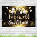 Kimini-Ki Farewell Good Luck Backdrops, Going Away Party Decorations, Goodbye Farewell Retirement Job Change Relocating Graduation Moving Party Decorations Supplies