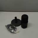 Amazon Basics USB Condenser Microphone for Streaming, Recording, and Podcasting on PC, Plug and Play, Cardioid Pickup, Adjustable Stand with 360 Rotation, Clear Sound, 5.8 x 3.4 inches, Black