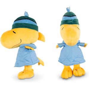 Peanuts Woodstock Winter Coat Holiday & Christmas Bedding Super Soft Plush Cuddle Pillow Buddy, (Officially Licensed Product) by Franco (Standard)