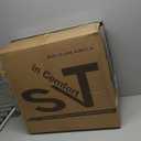 EDISHINE Floor Lamp with Shelves, 5-Tier Glass Display Shelf with Remote/Foot Control, 5CCT & Dimmable Corner Shelf Lamp, Open Display Cabinet, Floor Lamps for Living Room, Bedroom, Black