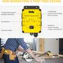 2025 New! Automatic Vacuum Switch, Ortis Dust Control Autoswitch for 3 Power Tools, Delay Vacuum On/Off to Prevent Circuit Overload and Tripping, Adjustable Actuation Threshold