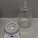 1.6 Gallon Automatic Dog Water Dispenser, Large Capacity Gravity Pet Water Bowl for Multiple Pets, BPA-Free Cat Water Feeder for Large Dogs, Refill Less Often, Grey