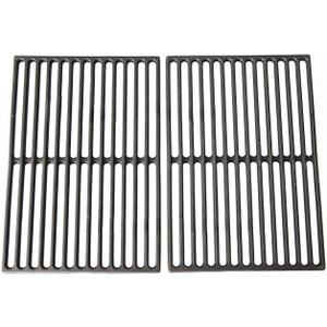 Hongso 17.25" Cast Iron Grill Grates for Weber Spirit 300 Series E & S 310 320 330 II E/S 310, Spirit 700, Genesis Silver Gold Platinum B/C, Genesis 1000 2000 5000, Weber 900 Grill 7638 7525 7526 7627