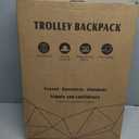 POSO Vacuum Backpack Travel, 60L Expandable Vacuum Seal Backpack with Pump & Laptop Compartment (Fits 17")