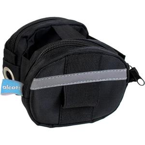 alcott Retractable Leash Luggage for Small & Medium Leashes, Black