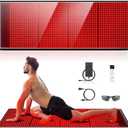 Red Light Therapy for Body: Red Light Therapy Mat 1440 LEDs Infrared Light Therapy Pad 660nm Red Light Therapy Blanket 850nm Near Infrared Light Therapy Device Large Pads for Full Body Pain Relief