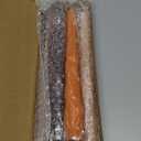 Nuanchu 4 Pcs Fall Taper Candles 3D Pumpkin Pillar Candles 10 Inch Orange Brown Red White Long Candlesticks Unscented, Smokeless, Dripless for Autumn Thanksgiving Birthday Dinner Party Home Decor