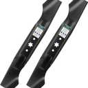 GICOOL 942-04244A Mower Blade for Cub Cadet Enduro XT1-46 XT2-46 ZT1-46 LT46 LX46 LTX1045 LTX1046 RZT46, Replace 942-04244A 942-04244 942-04290 742-04244, 6-Point Star, 2-Pack