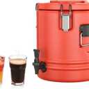 5.3 Gallon Insulated Beverage Dispenser, Hot Beverage Dispenser | Water Jug Insulated, 304 Stainless Steel Insulated Drink Dispenser for Hot & Cold Drinks