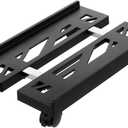 Mobile PC Stand, Adjustable Metal Computer Tower Stand, PC Floor Stand with 4 Locking Caster Wheels, PC Tower Stand, CPU Holder, PC Cart PC Riser Fits Most PC for Gaming Office Desk