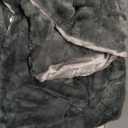 Clearance Luxury 1000GSM Faux Mink Cashmere Throw Blanket, Super Heavy Warm Cozy Blankets for Couch Bed Sofa, Plush Elegant Soft Reversible Mink Blanket for Living Room Bedroom (130x160cm, Dark Gray)